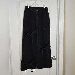 160. Cider Denim | Black Cargo Pants – Size XS – New With Tags